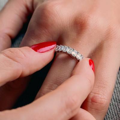 Alliance en Platine & Diamants 1,25 ct ou 1,65 ct, Largeur 1,85 mm ou 1,95 mm - Alliantine