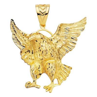 Pendentif Aigle Or Jaune 750 - Lumiosa