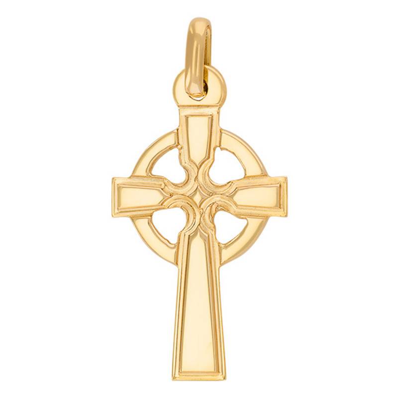 Yellow Gold 375 or 750 Celtic Cross Pendant - Rosatella