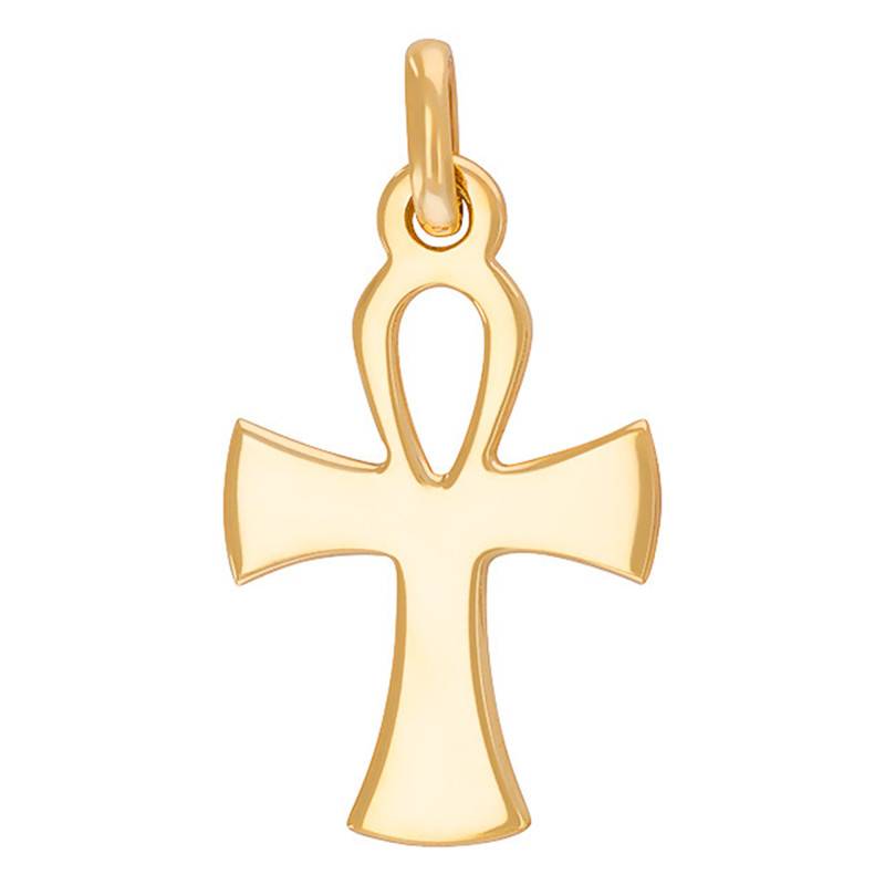 Yellow Gold 375 or 750 Ankh Cross of Life Pendant - Rosatella