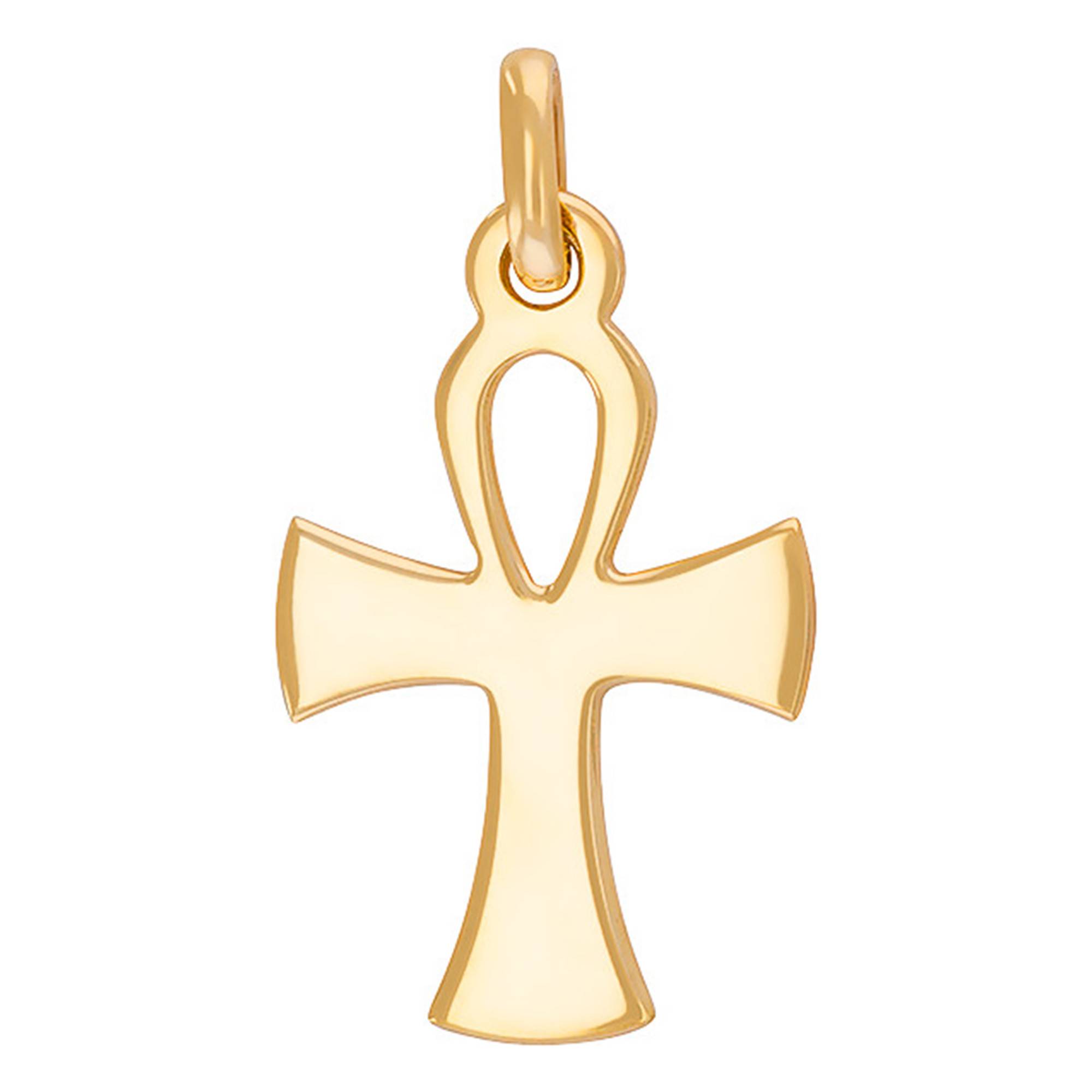 Pendentif Croix Ankh Or Jaune 375 ou 750 Rosatella Ocarat