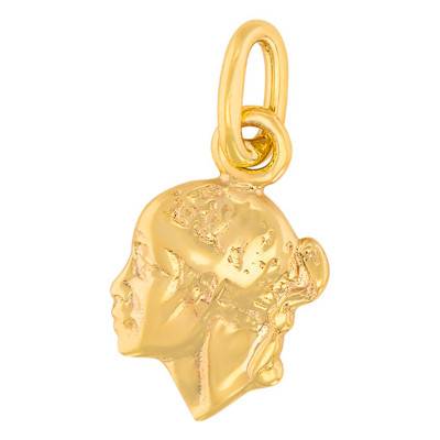 Pendentif Tête de Maure, Or Jaune 375 ou 750 - Rosatella