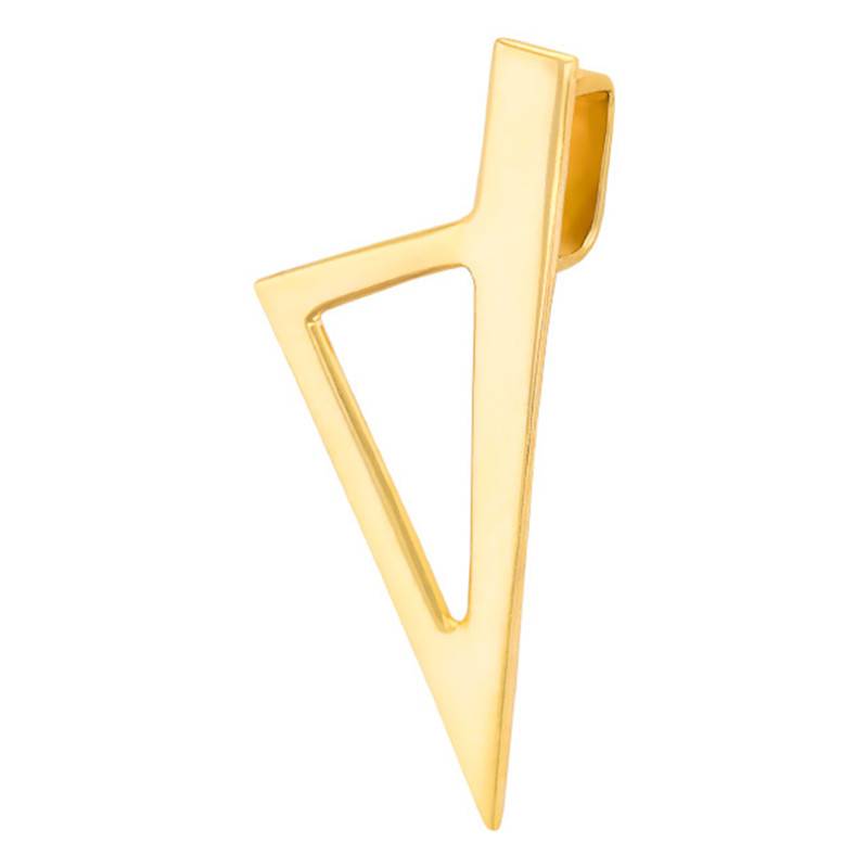 Yellow 375/1000 or 750/1000 Gold Modern Corsica Pendant with Racket Bail - Rosatella