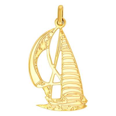 Pendentif Bateau à voile, Or Jaune 375 ou 750 - Rosatella