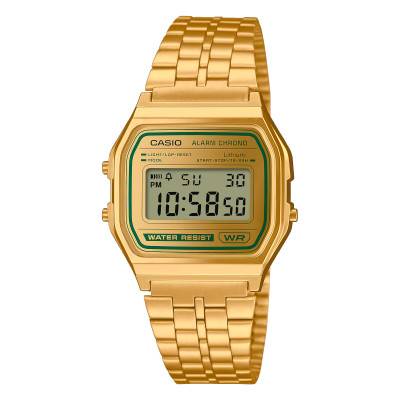 Iconic Green Accent A158WEGV-9AEF Watch - Casio Vintage