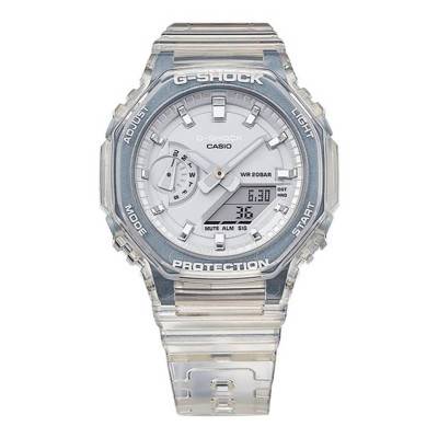 White Skeleton S-Series Watch GMA-S2100SK-7AER - Casio G-Shock
