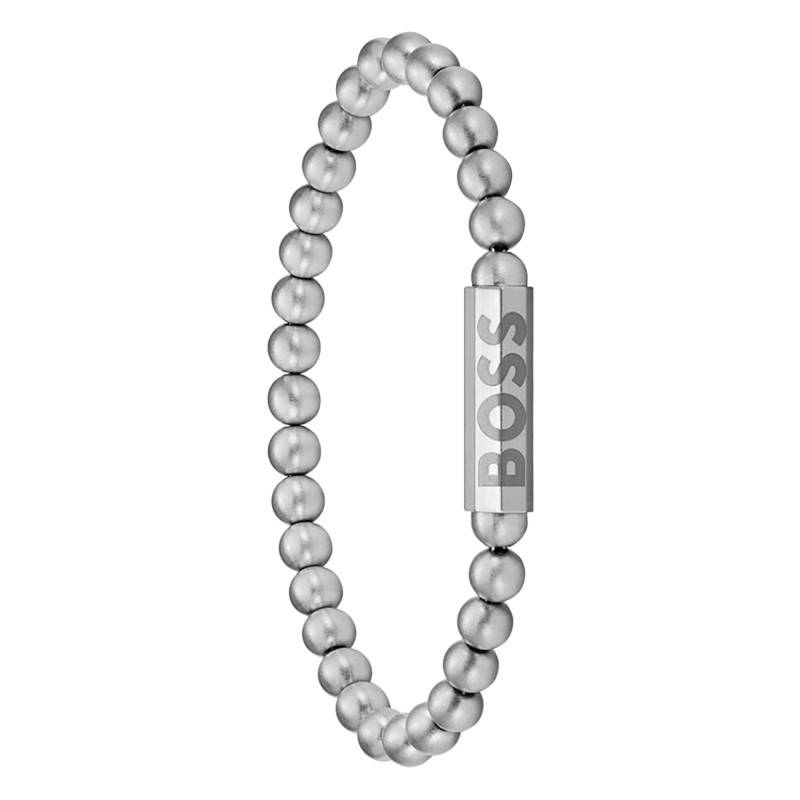 Steel Sphere Metal Bracelet, Length 19 cm - 1580658M - Boss