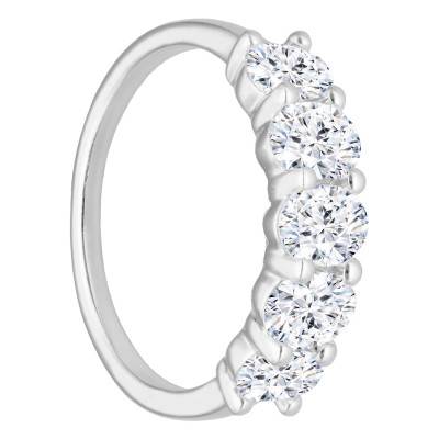 Alliance en Platine & Diamants 1,10 ct, Largeur 1,50 mm - Alliantine