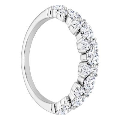 Alliance en Platine & Diamants 1,04 ct, Largeur 1,60 mm - Alliantine