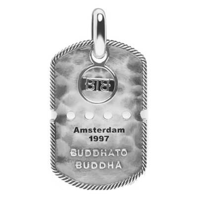 925 Silver Army Tag Pendant - Buddha to Buddha