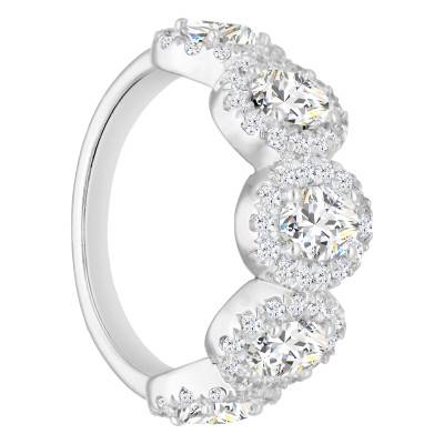 Alliance en Platine & Diamants 2 ct, Largeur 2,45 mm - Alliantine