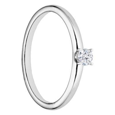 Alliance Solitaire en Platine 950 & Diamant de 0,10 ct à 1 ct - Alliantine