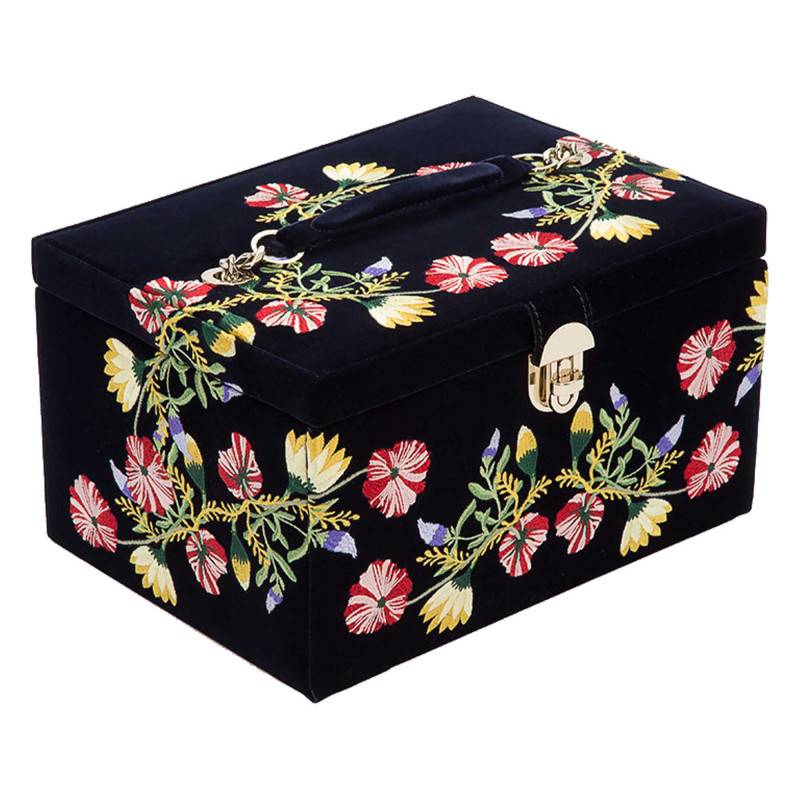 ZOE Indigo Medium Jewelry Box - 393116 - Wolf 1834