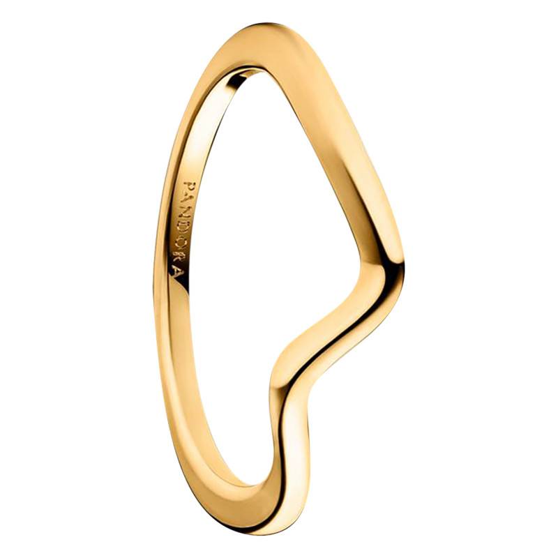 Gold Polished Wave Ring - Pandora