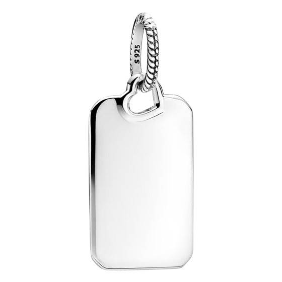 Pendentif Rectangle En Argent 925 Avec Coquille D'ormeau Paua Naturelle - Fait Main
