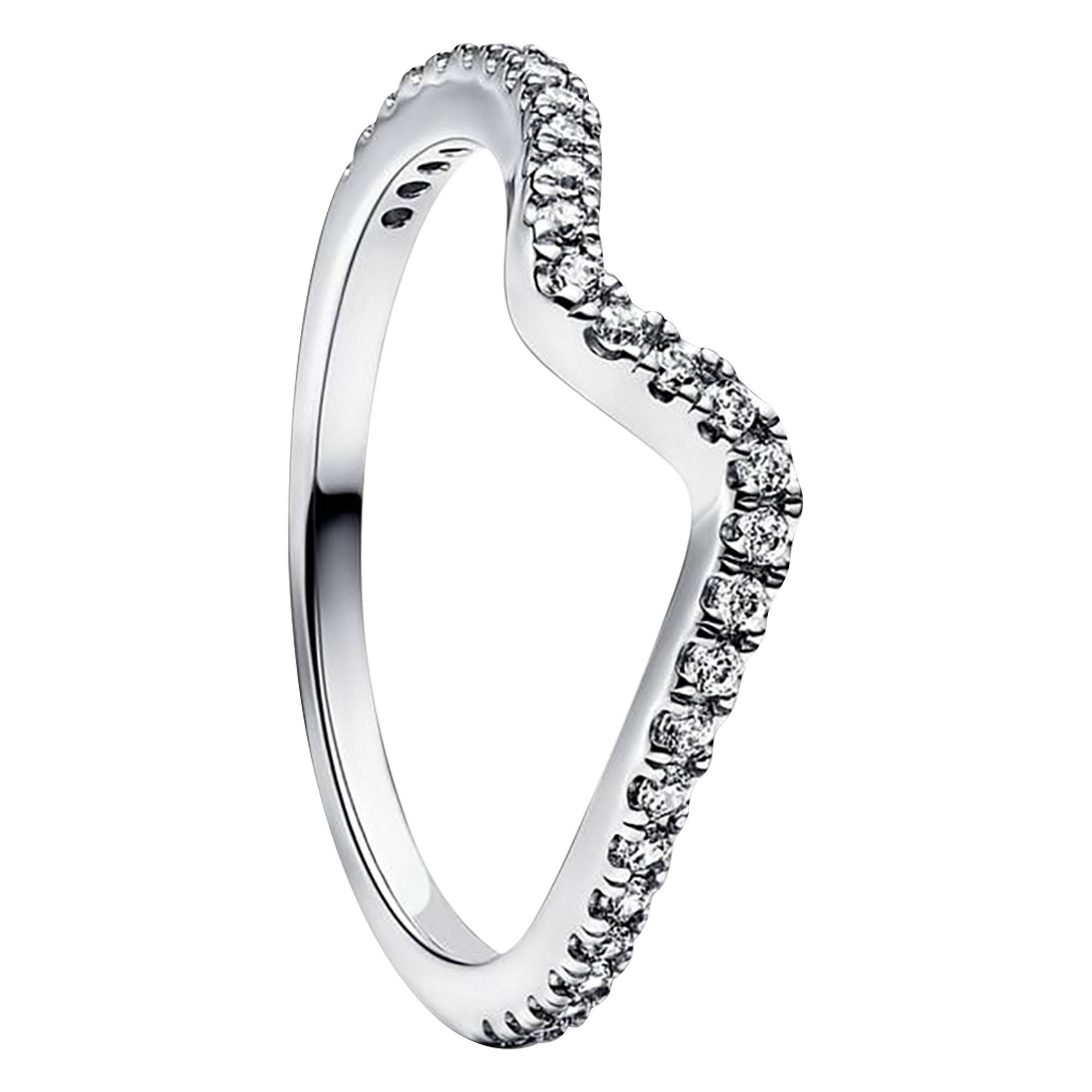 Bague Vague Scintillante Argent 925 Pandora Ocarat