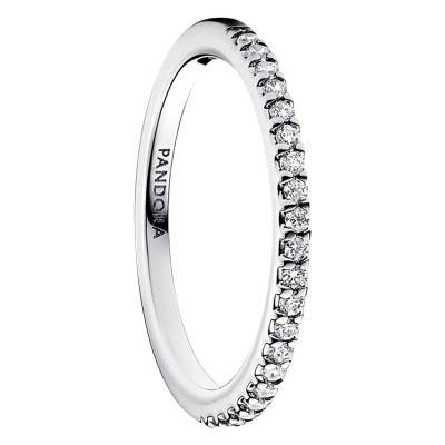Bague Scintillante & Oxydes de Zirconium, Argent 925 - Pandora