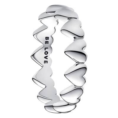 925/1000 Silver Heart Parade Ring - Pandora