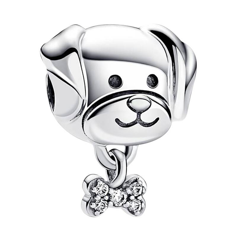 Dog & Bone 925 Silver Charm - Pandora