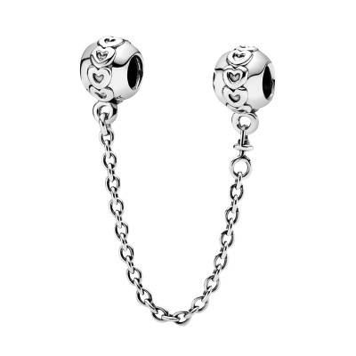 Crown O' Hearts Comfort Chain Charm in 925/1000 Silver - Pandora