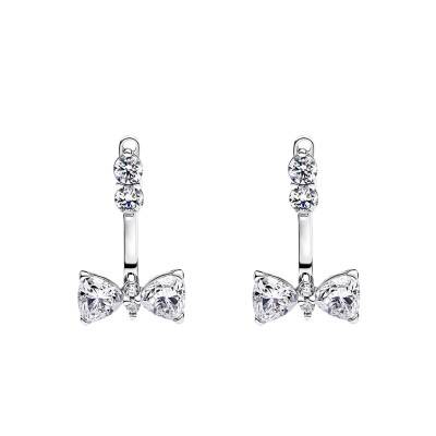 Pendants d'Oreilles Nœud Scintillant en Argent 925 - Pandora