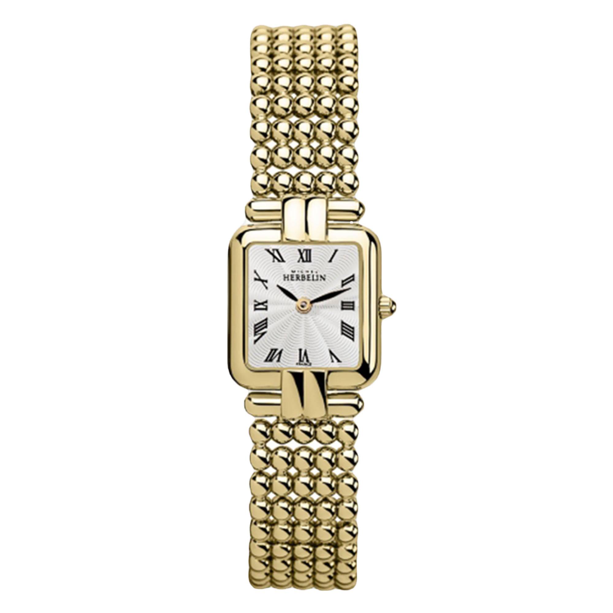 Montre Bracelet Vintage Michel Herbelin - Fond Nacre Référence 17478 - Occasion