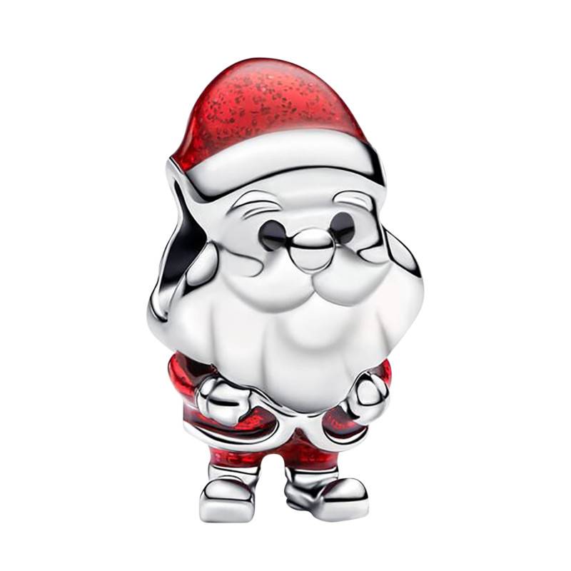 925/1000 Silver Jolly Santa Claus Charm - Pandora