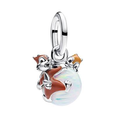 Charm Pendant Disney Boule Tic & Tac en Argent 925 et Résine - Pandora