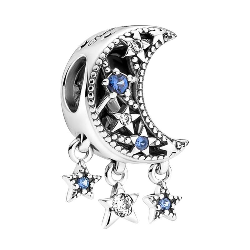 Star and Crescent Moon Charm in 925/1000 Silver - Pandora