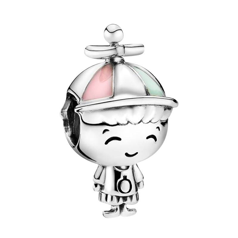 925/1000 Silver & Resin Little Boy Charm - Pandora