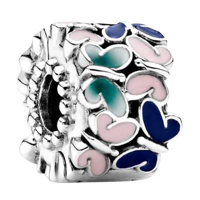 Charm Clip Papillons en Argent 925 et Résine - Pandora
