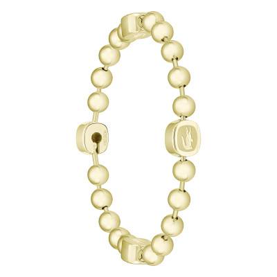 Gold Steel Vigor Bracelet, Length 19 cm - 2040409 - Lacoste