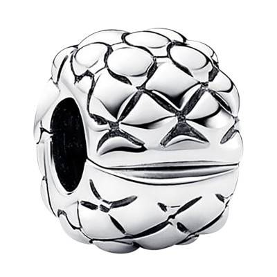 Bold Studded 925 Silver Clip Charm - Pandora