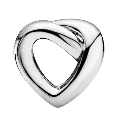 925 Silver Knotted Heart Charm - Pandora