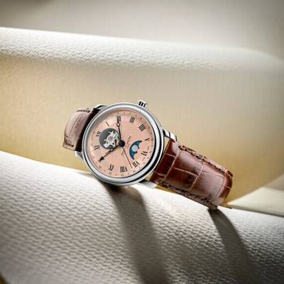 Montre Classics Heart Beat Moonphase Date FC-335MCSALB4P26 - Frédérique Constant