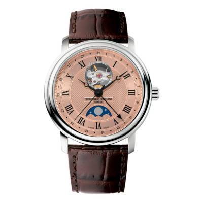Montre Classics Heart Beat Moonphase Date FC-335MCSALB4P26 - Frédérique Constant
