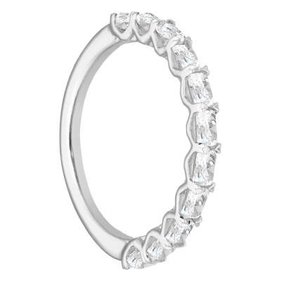 Alliance en Platine & Diamants 0,90 ct, Largeur 1,40 mm - Alliantine