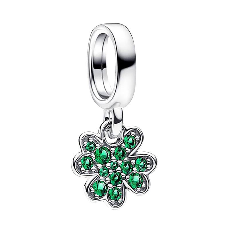 925/1000 Silver Four-Leaf Clover Pendant Charm - Pandora