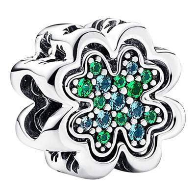 Separable Four-Leaf Clover 925 Silver Charm - Pandora