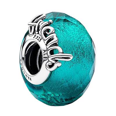 Charm Amitié Verre de Murano Facetté en Argent 925 - Pandora