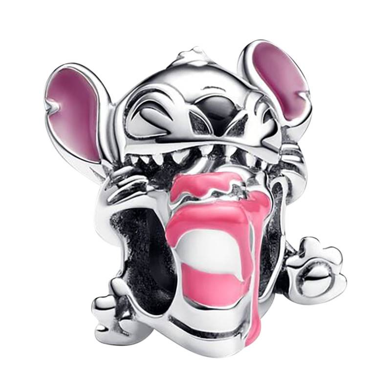 Disney Stitch Birthday Cake 925 Silver Charm - Pandora