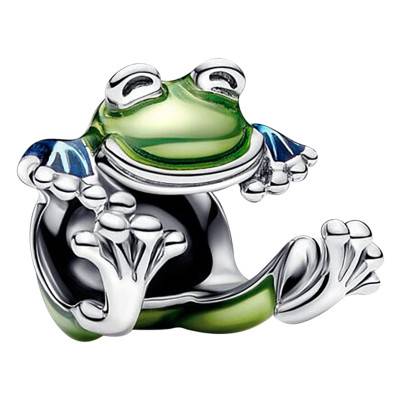 925/1000 Silver Climbing Frog Charm - Pandora