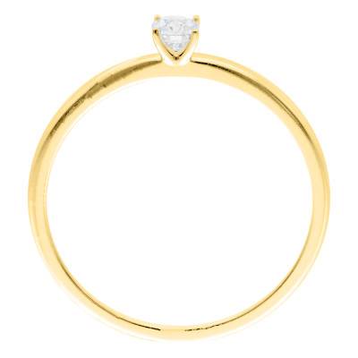 Solitaire Diamant 0,10 ct à 1,00 ct & Or Jaune 750, Largeurs 1,40 mm à 2,30 mm - Alliantine