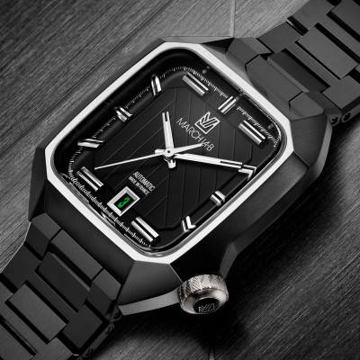 Montre AM2 Automatique - Ultimate - Acier DLC Noir - March LAB