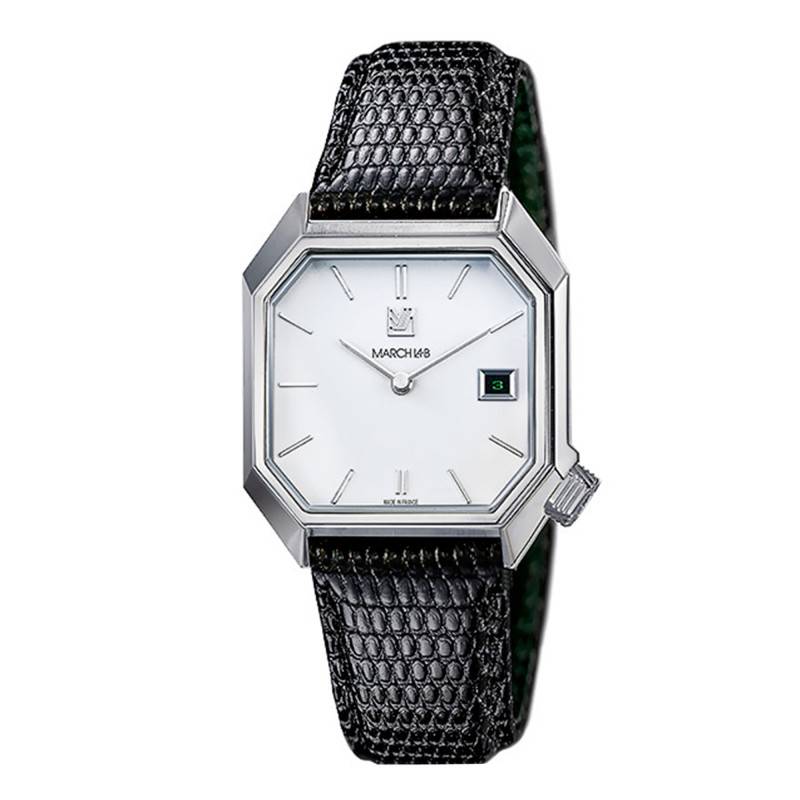 Mansart Automatique White Date Watch - March LAB