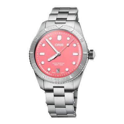 Montre Divers Sixty Five Cotton Candy Rose 01 733 7771 4058-07 - Oris