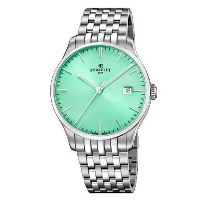 Montre Weekend Vert Menthe - Perrelet