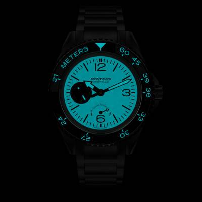 Cristallo Professional Diver White Watch - Echo/Neutra