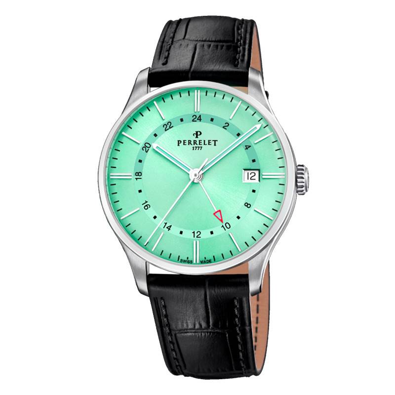 Mint Green GMT Weekend Watch - Perrelet