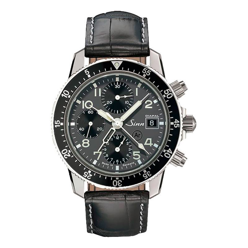Pilot Chronograph 103 St Diapal Leather Watch - Sinn